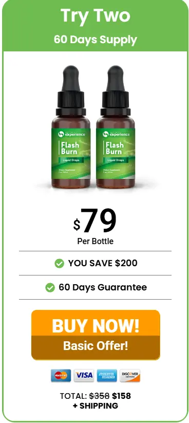Flash Burn one bottle
